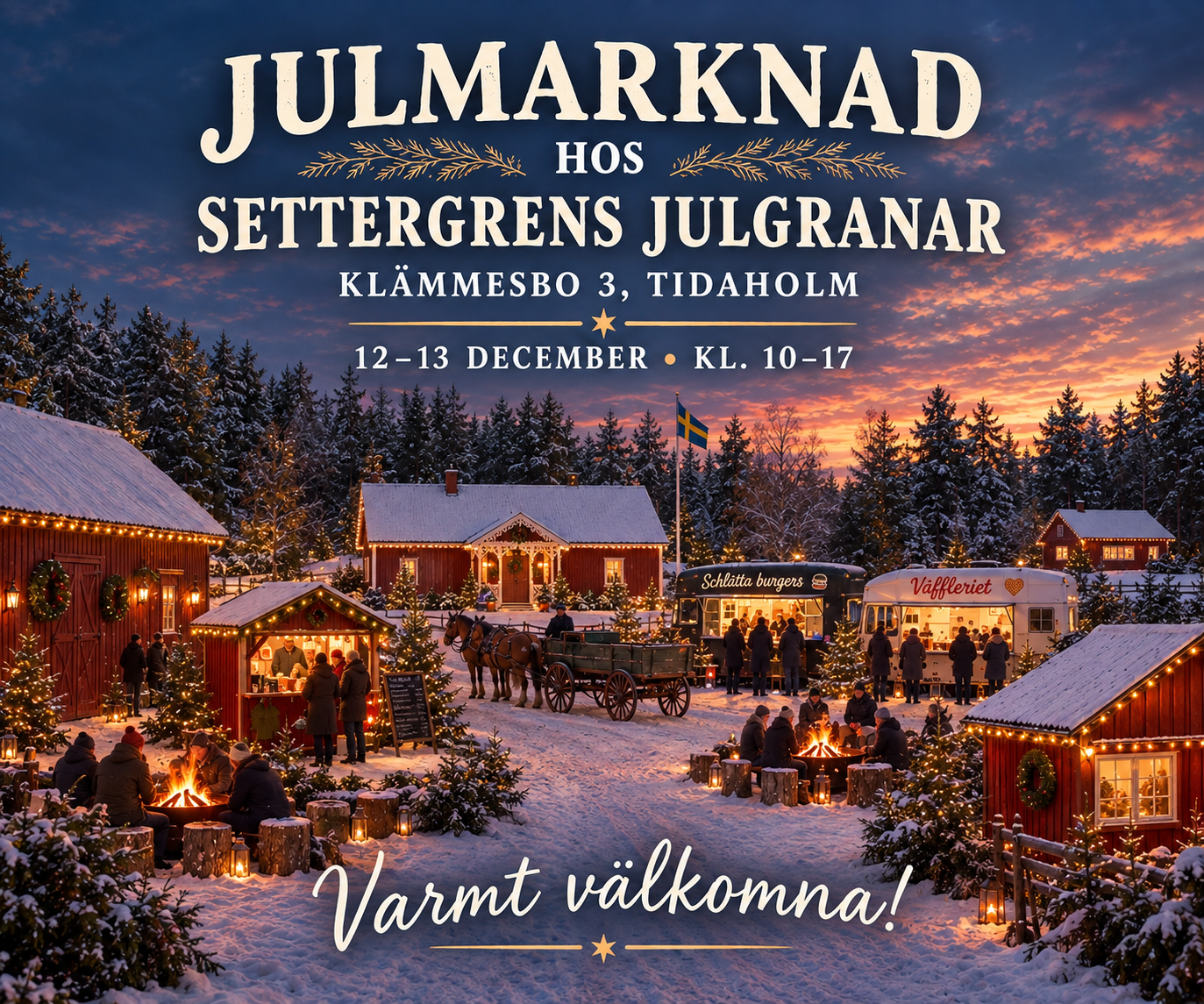 Välkommen till vår julmarknad